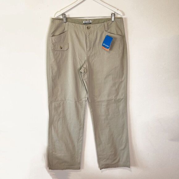 NEW Columbia Omni Shade Tryson Creek Beige Pants - Picture 1 of 7
